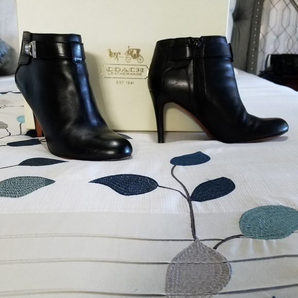 Coach Shoes - REDUCED! COACH Sondra Soft Leather Booties